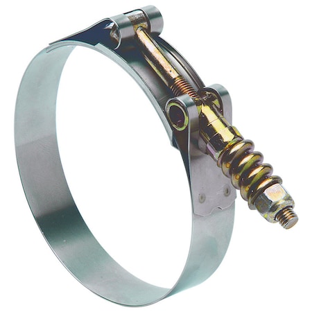 B & K Ideal Tridon 4-1/16 in. 4-3/8 in. SAE 406 Hose Clamp Stainless Steel Band T-Bolt 300300406553